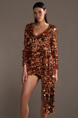 DANCE THE NIGHT AWAY SEQUIN MINI DRESS