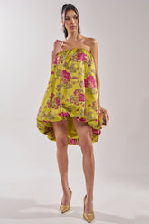 LOVER GIRL BROCADE BUBBLE DRESS