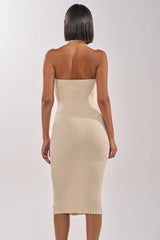 BUTTONED DOWN BADDIE MIDI DRESS IN WHITE