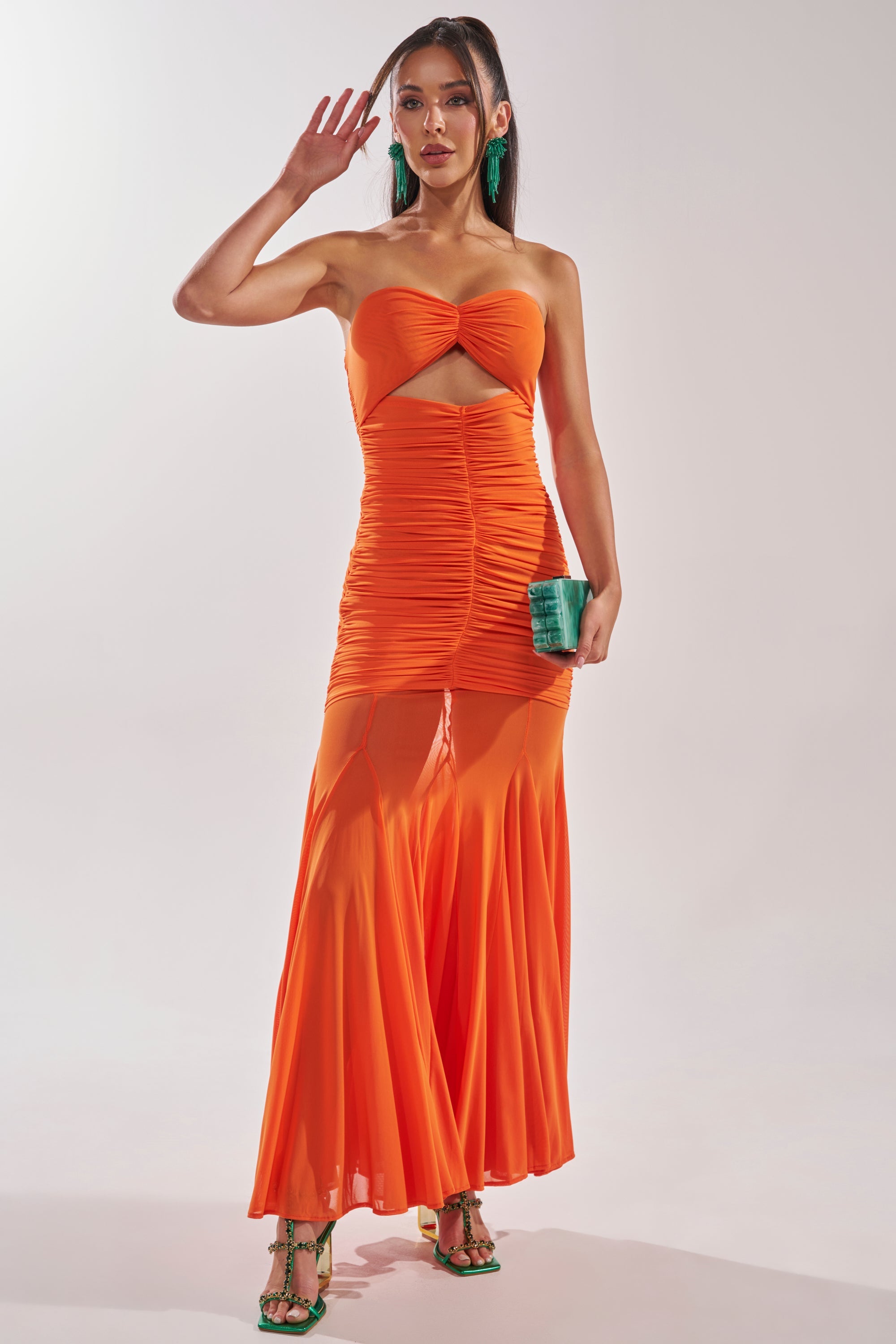 CABANA CHILL CINCHED MAXI DRESS