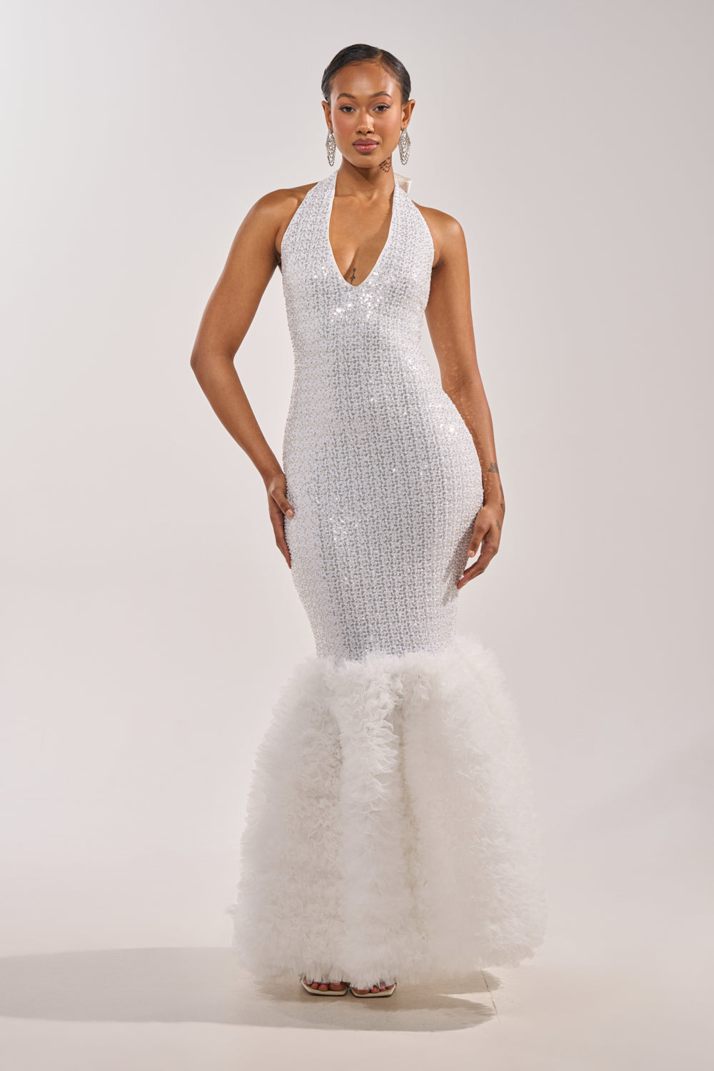 SHOWTIME SEQUIN MAXI DRESS