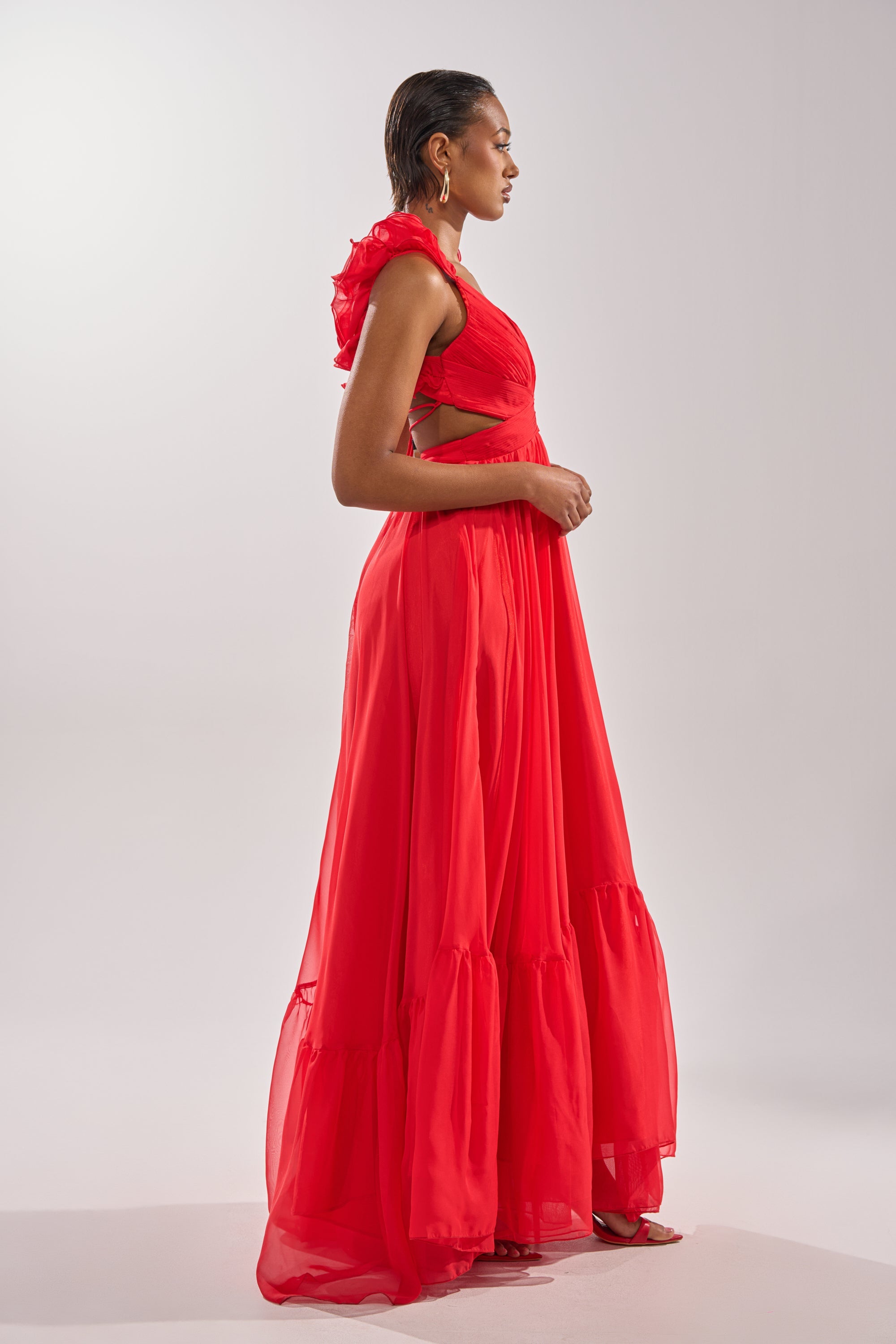 DREAM GIRL MAXI DRESS IN RED