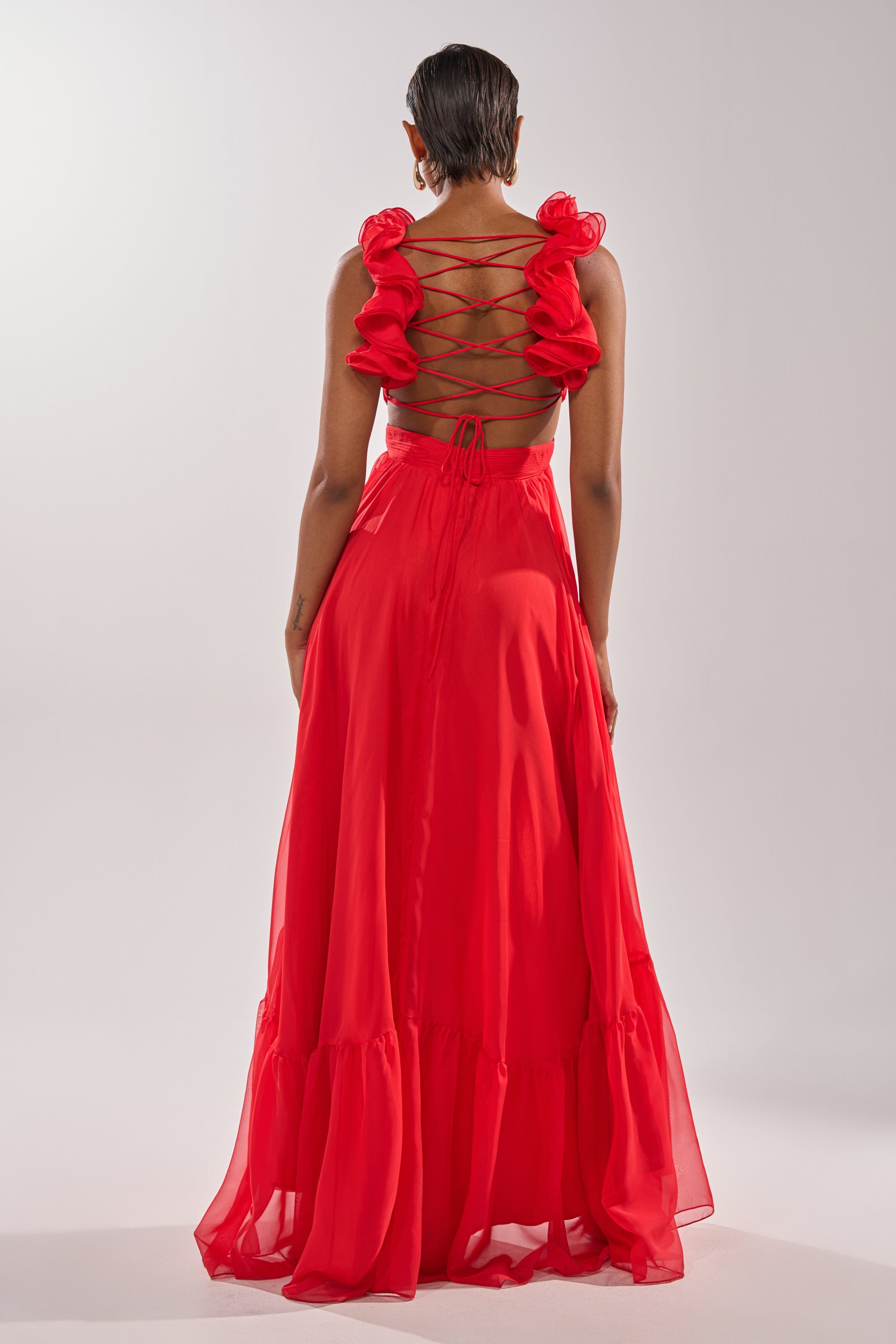 DREAM GIRL MAXI DRESS IN RED