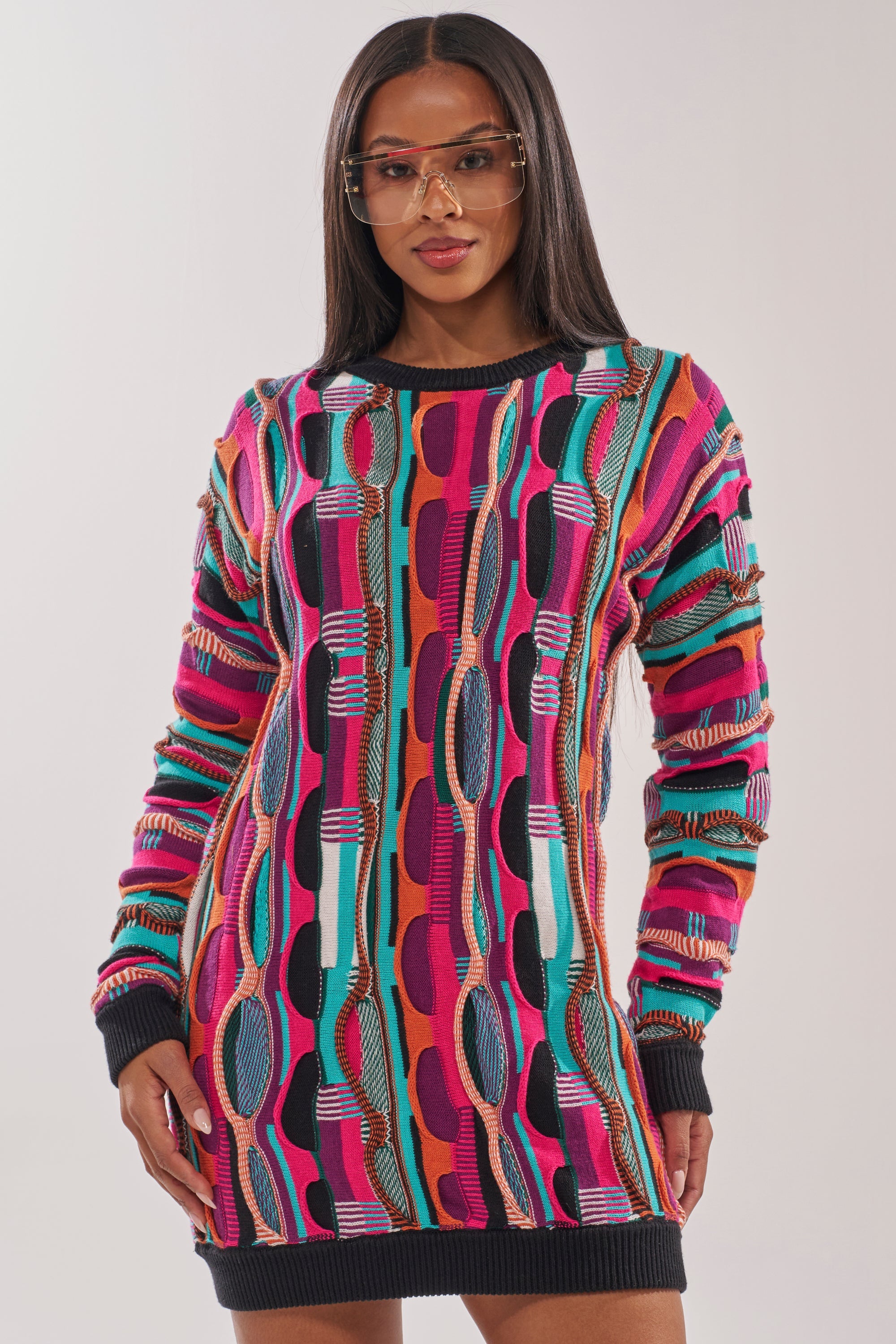 CARLTON COULD NEVER KNIT SWEATER DRESS