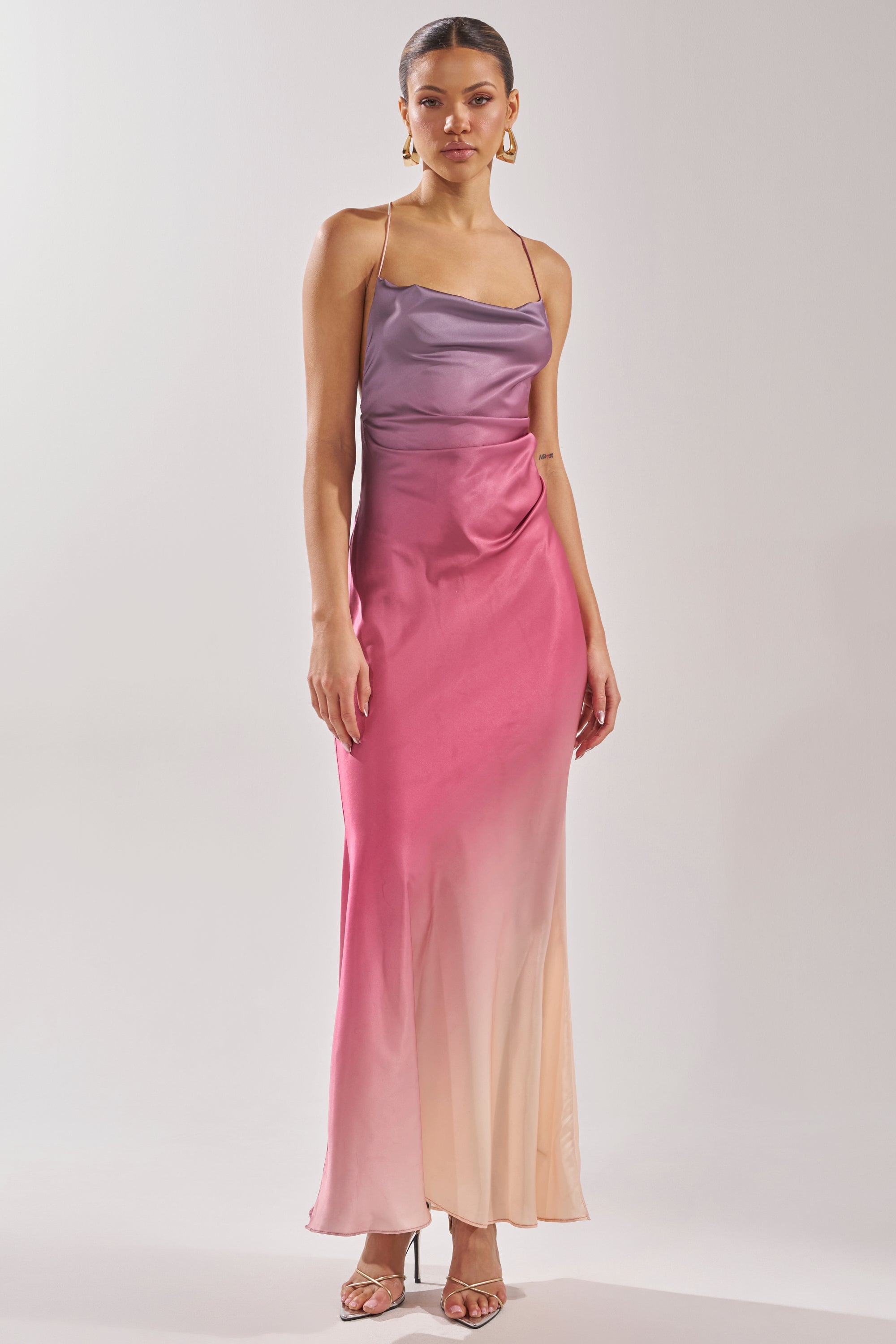 PRETTY WOMAN MAUVE MAXI DRESS
