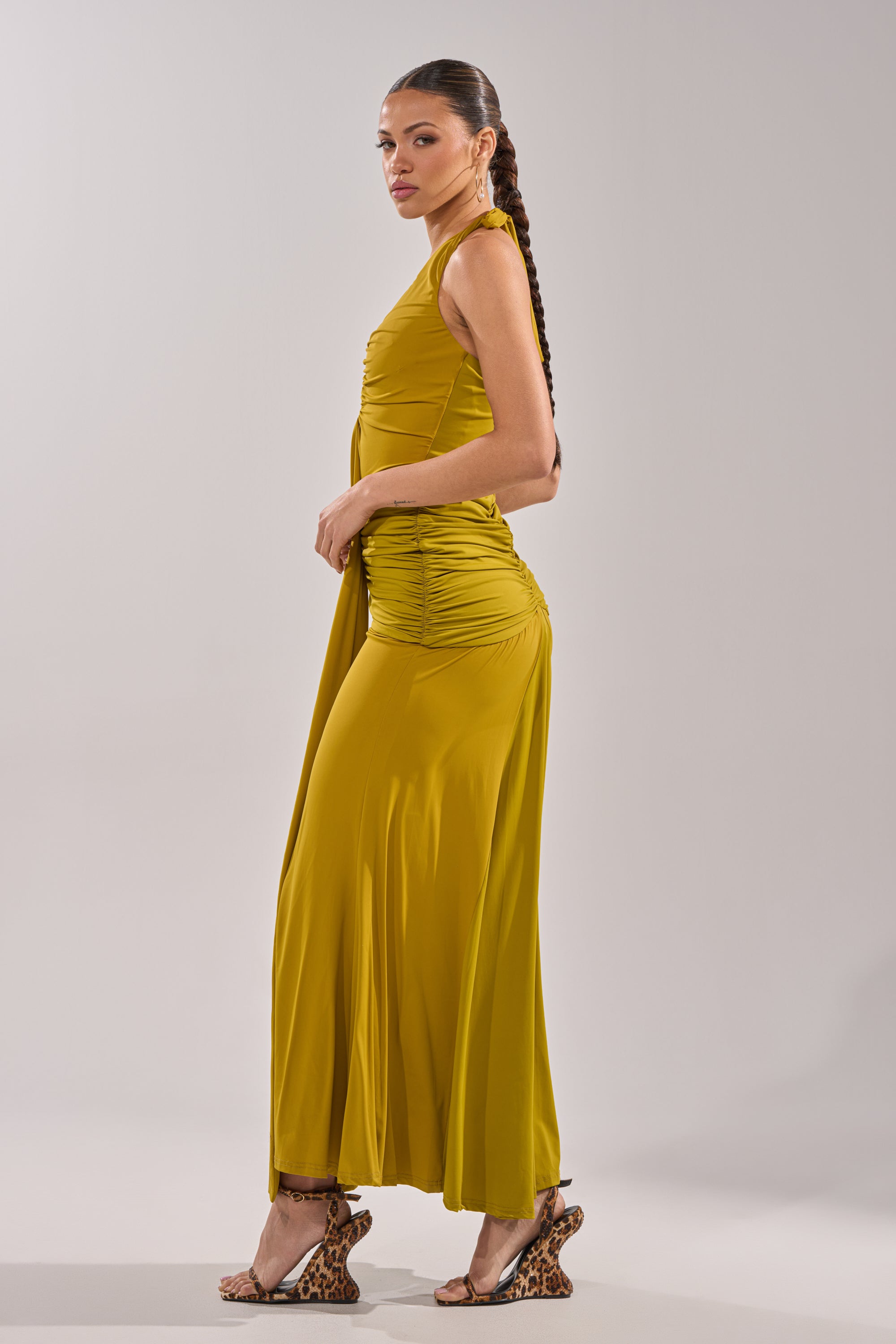 ISLAND LOVE MAXI DRESS IN GREEN