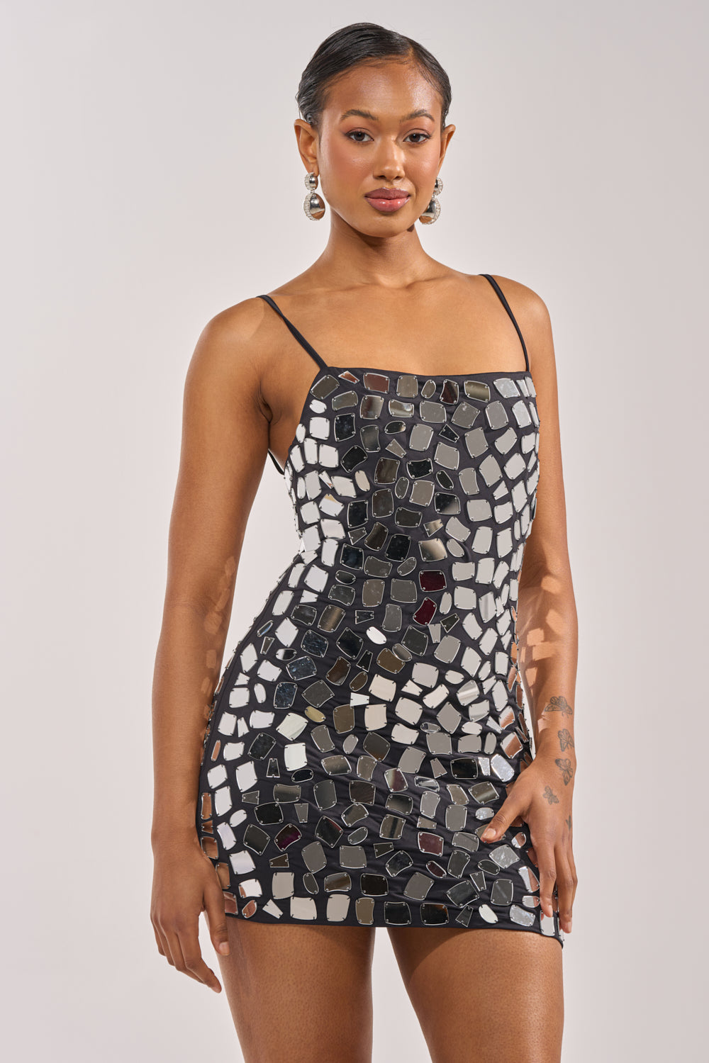 TRUE ICON MIRROR MINI DRESS