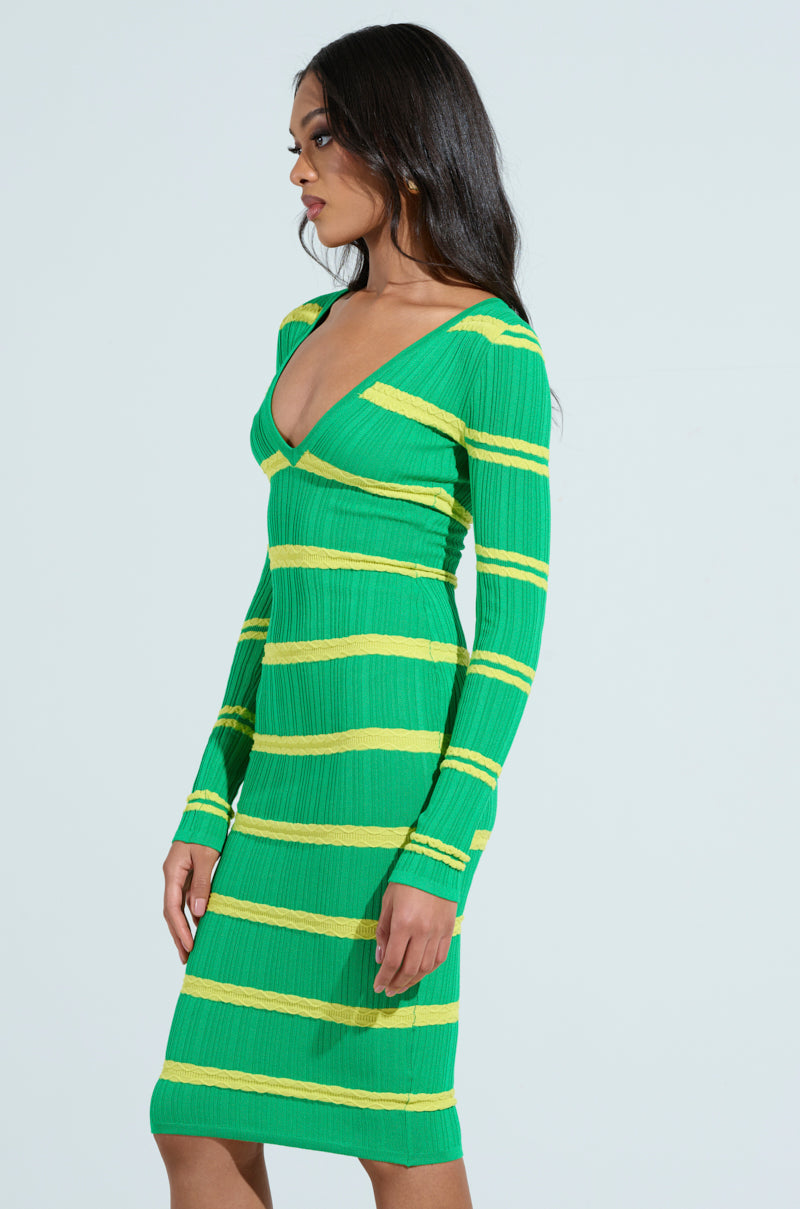 FEELING LUCKY MIDI DRESS
