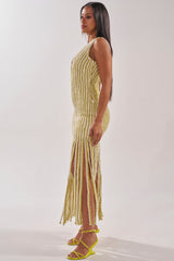 GOLDEN HOUR EMBELLISHED MAXI DRESS